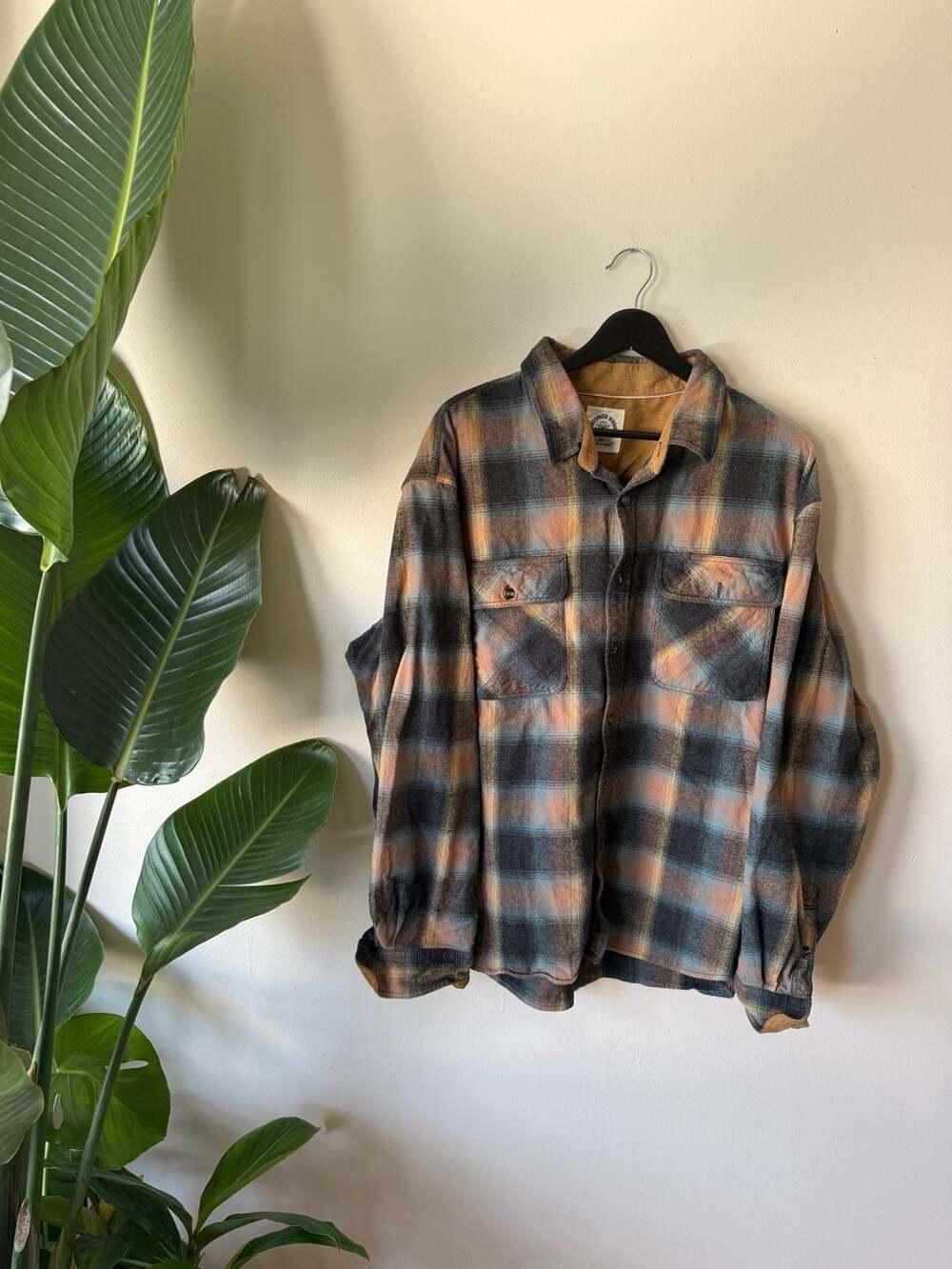 Dubinik Customized Version Flannel Shirt Size 2XL Multi Plaid